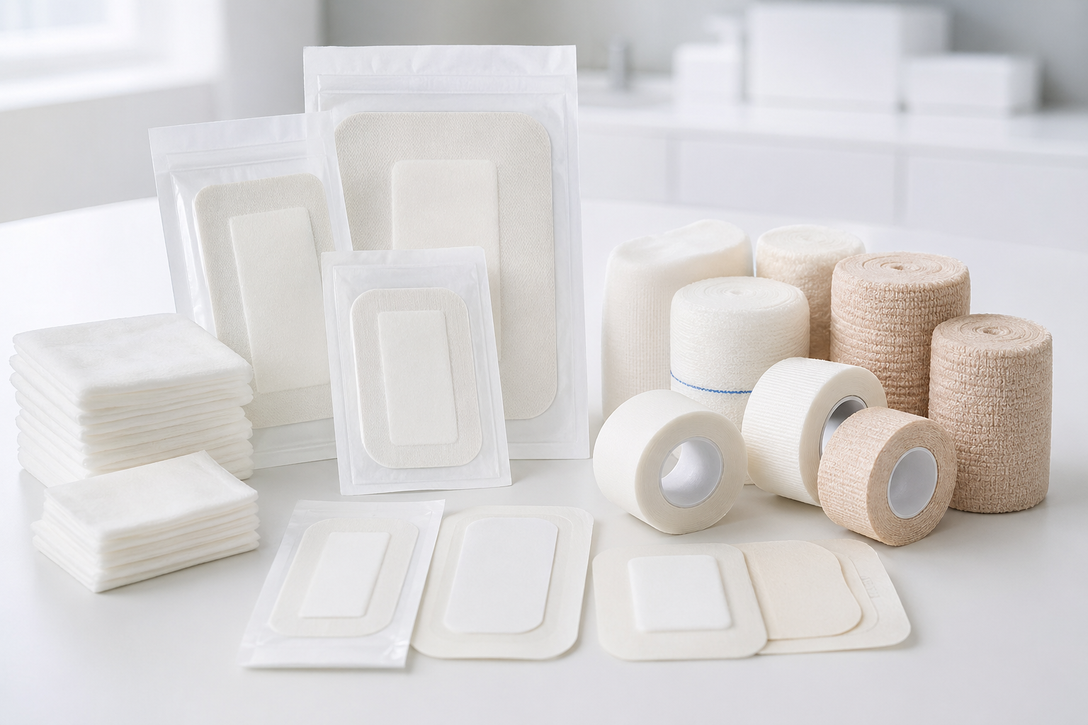 Surgical dressings & gauze