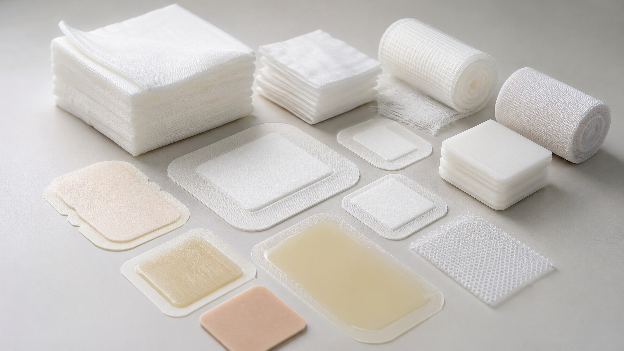Medical dressings product categories